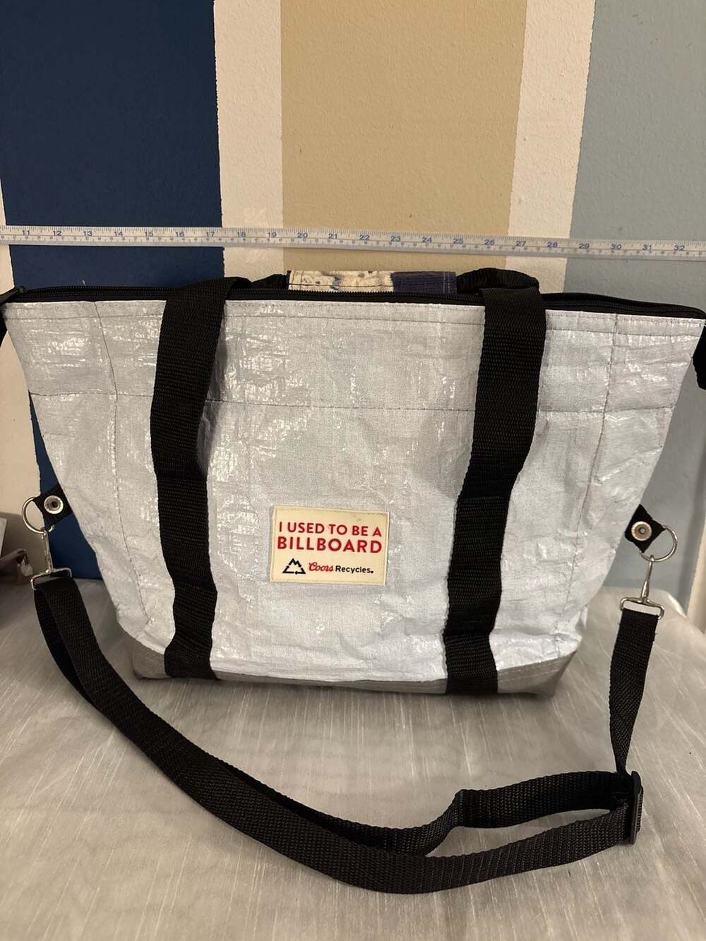 Coors Recycled Billboard Insulated Cooler Tote Bag